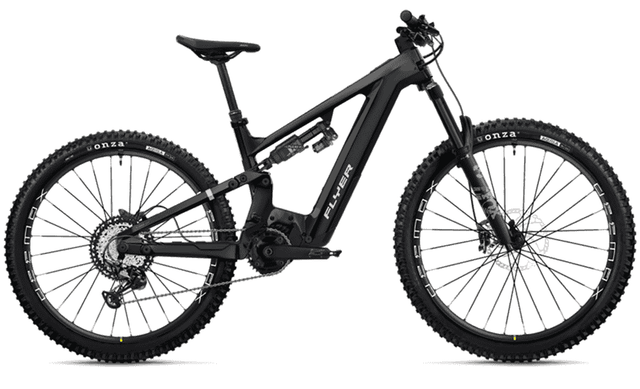 FLYER Uproc EVO:X 8.70 - 27.5 / 29_Zoll 750Wh 12K Fully - Black Metallic Gloss