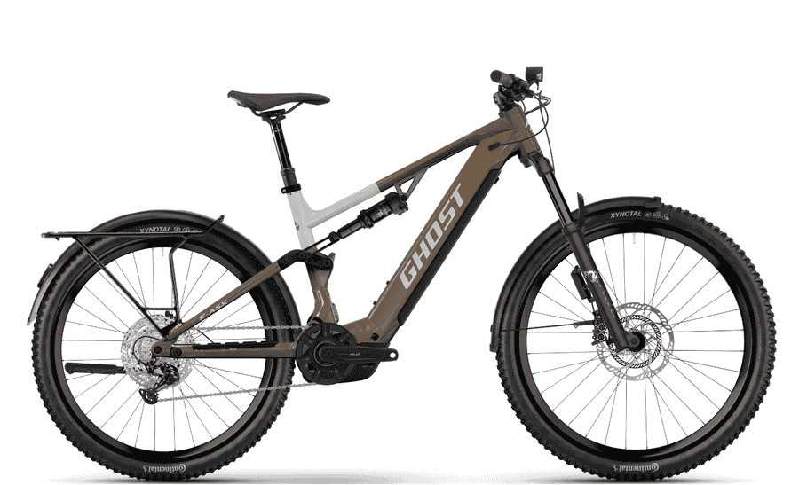 Ghost E-ASX ABS HIGH EQ - 29/ 27,5 Zoll 800Wh 12K Fully - coffee tropic rose/coffee arctic dust - glossy