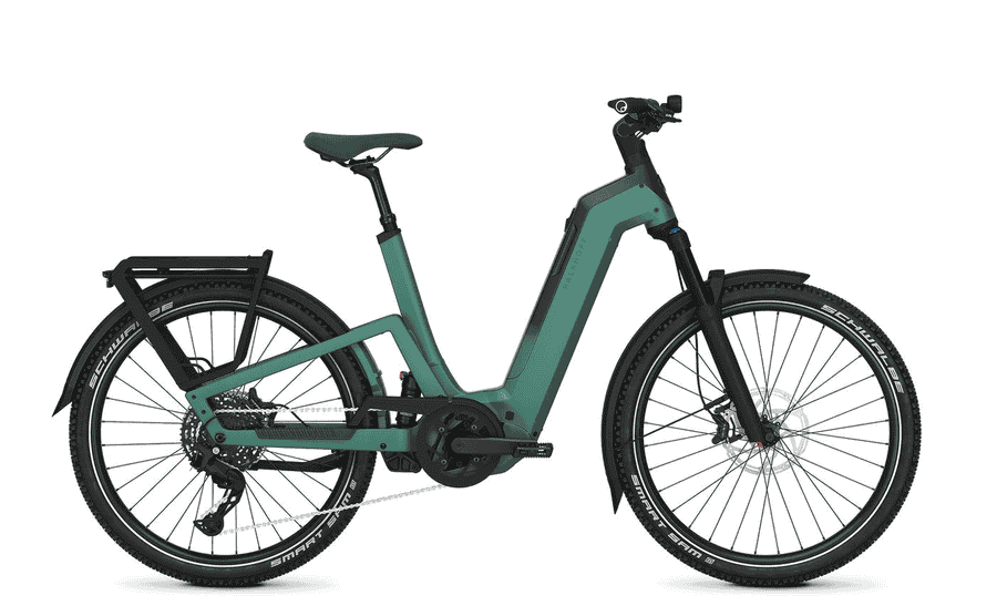 Kalkhoff ENTICE 7+ MOVE - 27.5 Zoll 600Wh 10K Fully-Tiefeinstieg - mineralgreen / huntsmengreen matt