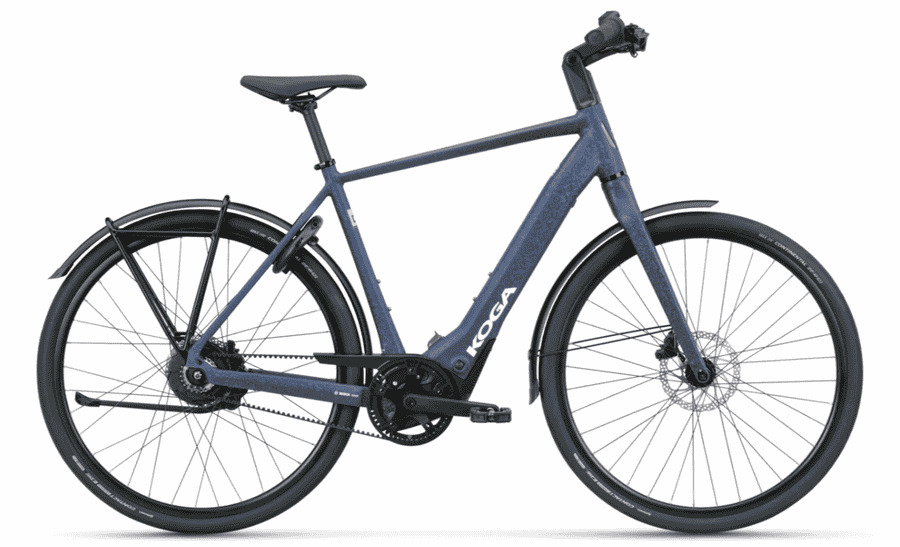 Koga E-Supermetro - 28 Zoll 400Wh Diamant Enviolo - jeans wrinke paint