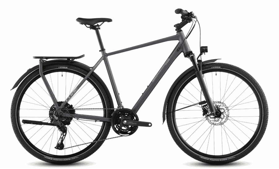 Cube Kathmandu EXC - 28 Zoll 22K Diamant - metallicgrey´n´chrome