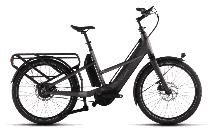 Cube Longtail Hybrid Comfort 800 - 26 Zoll 800Wh Enviolo Lastenrad - mineralgrey´n´reflex