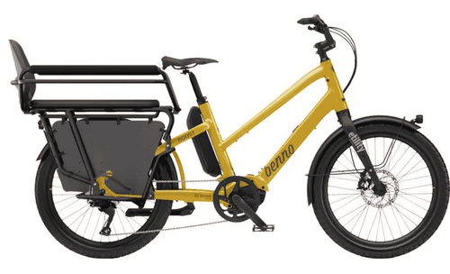 Benno Boost E 10D CX inkl. Family Package - 24 Zoll 545WH 10K Trapez - yellow curry