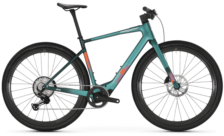 Megamo ALONG FLAT-BAR - 28 Zoll 600Wh 12K Diamant - Pop Green