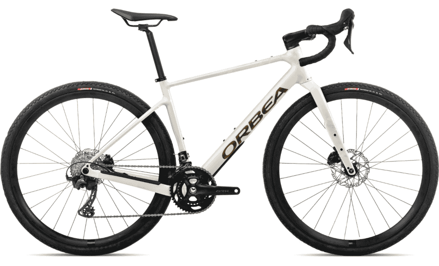 Orbea Terra H30 - 28 Zoll 22K Diamant - Ivory White - Met. Olive Green (Gloss)
