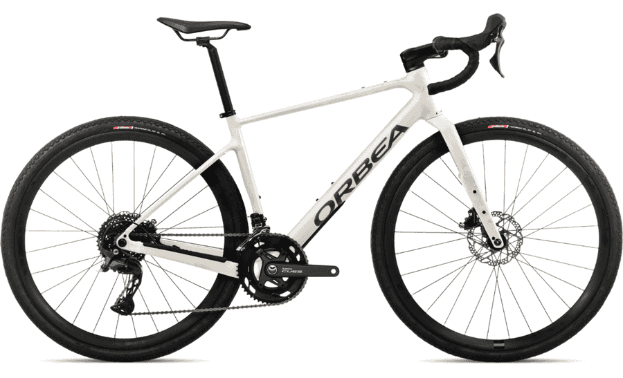 Orbea Terra H50 - 28 Zoll 20K Diamant - Ivory White - Met. Olive Green (Gloss)