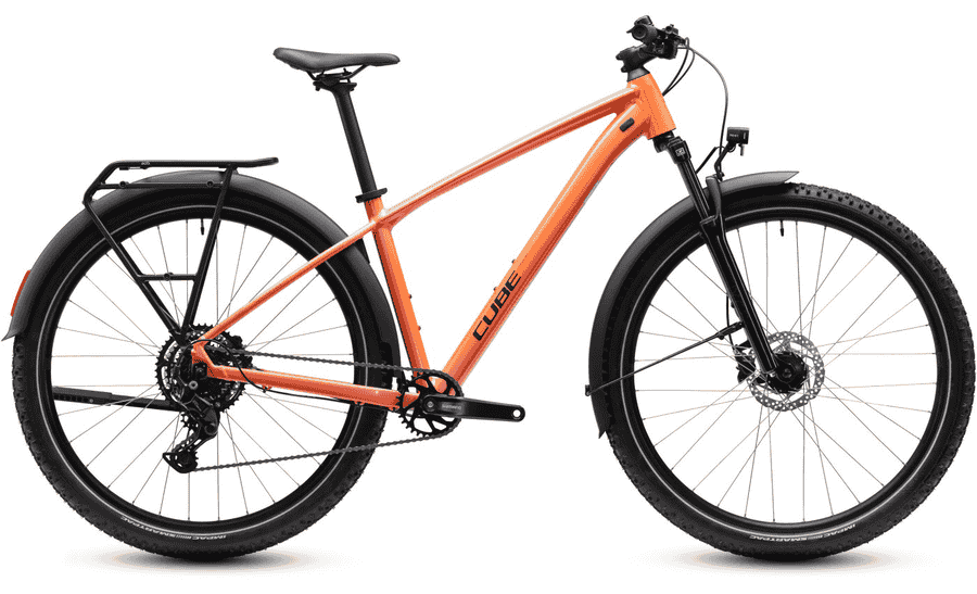 Cube Aim ONE FE - 27.5/29 Zoll 9K Diamant -salmon´n´black