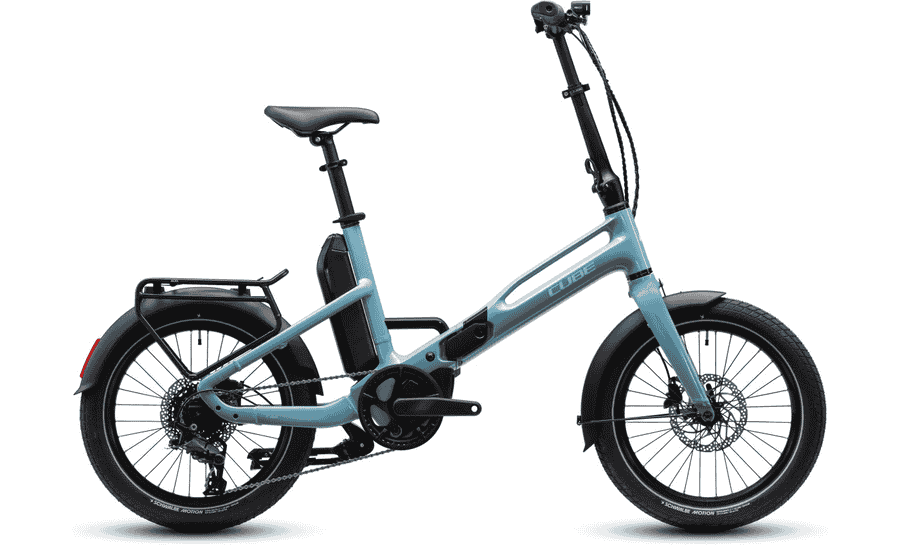 Cube Fold Hybrid 540 - 20 Zoll 540Wh 9K Faltrad - arubablue´n´sky