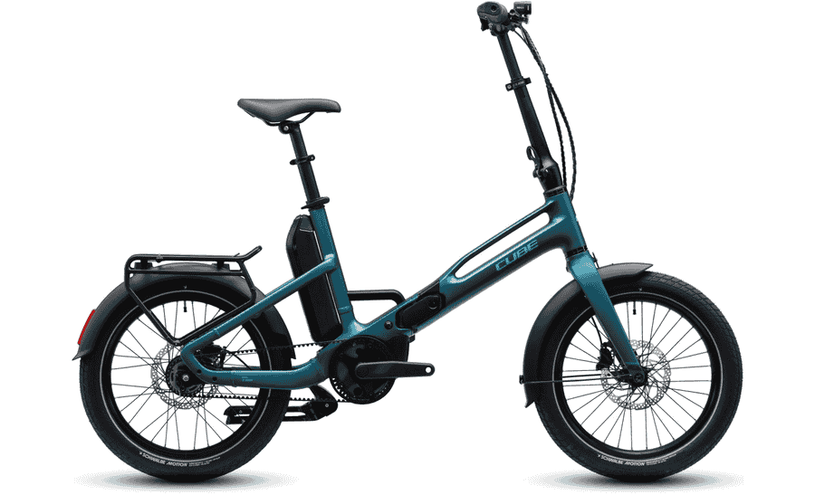 Cube Fold Hybrid Deluxe 540 - 20 Zoll 540Wh 5N Faltrad - metallicpetrol´n´sea