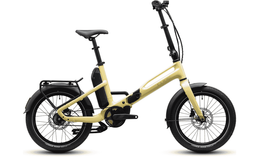 Cube Fold Hybrid Deluxe 540 - 20 Zoll 540Wh 5N Faltrad - paleyellow´n´sage
