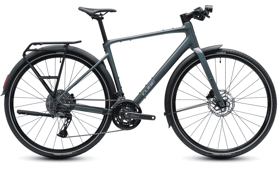 Cube Nulane Race FE - 28 Zoll 22K Diamant - smaragdgrey´n´prizm
