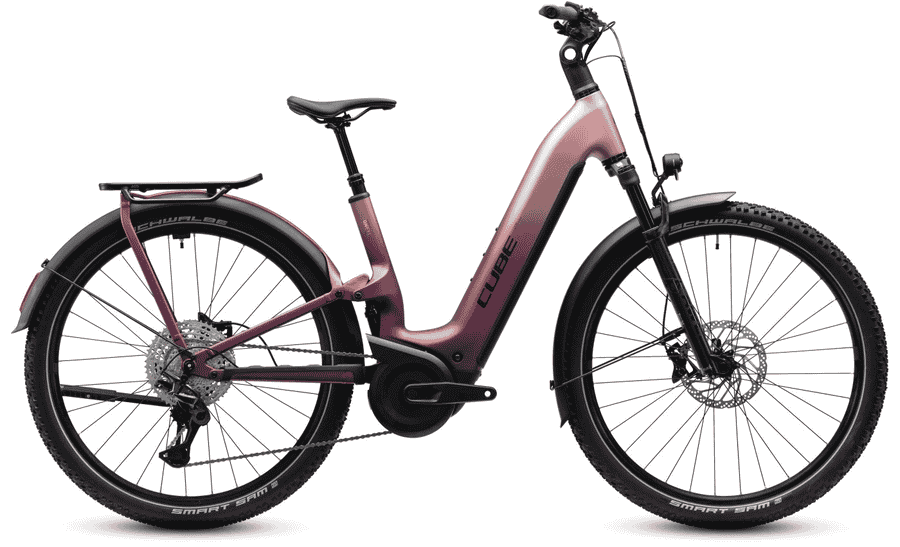 Cube Nuride Hybrid ONE11 HPC SLX 800 - 29 Zoll 800Wh 12K Wave - mauve´n´black