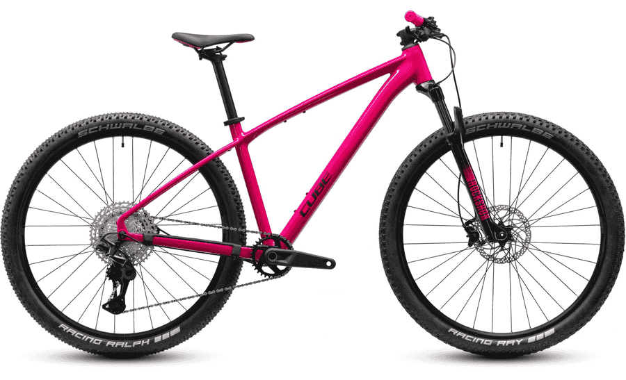 Cube Reaction Pro - 27.5/29 Zoll 12K Diamant - fuchsia´n´black