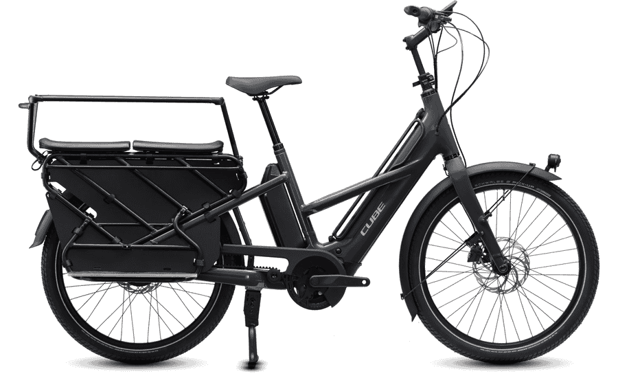 Cube Longtail Hybrid Deluxe Family 800 - 26 Zoll 800Wh Enviolo Lastenrad - shadowgrey´n´grey