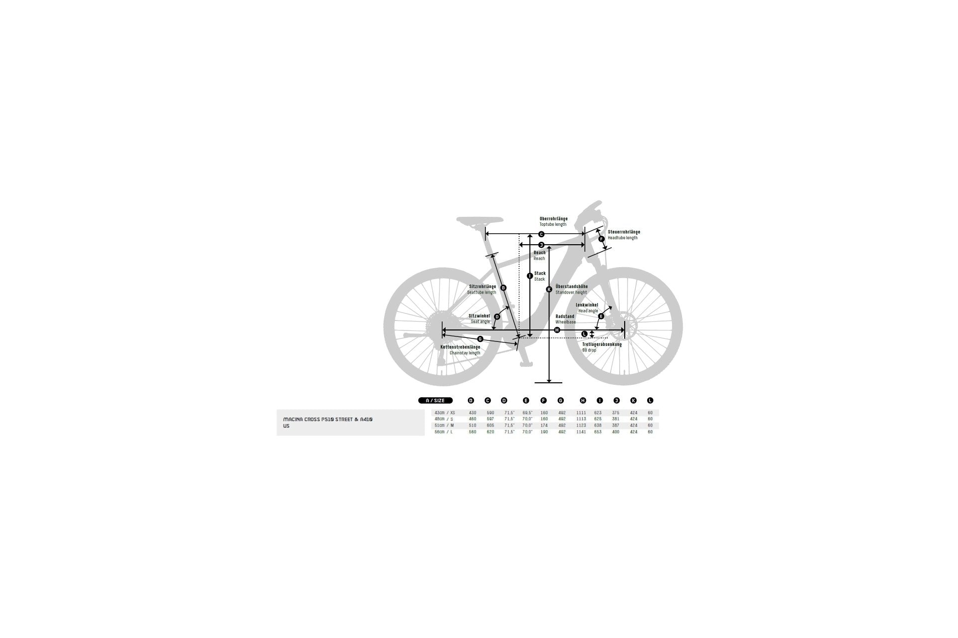 KTM Macina Cross P510 - 500 Wh - 28 Zoll - Trapez