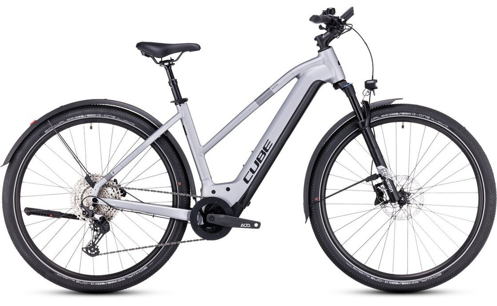 Cube Nuride Hybrid EXC 750 Allroad – 750 Wh – 28 Zoll – Diamant – 2024 – Silver