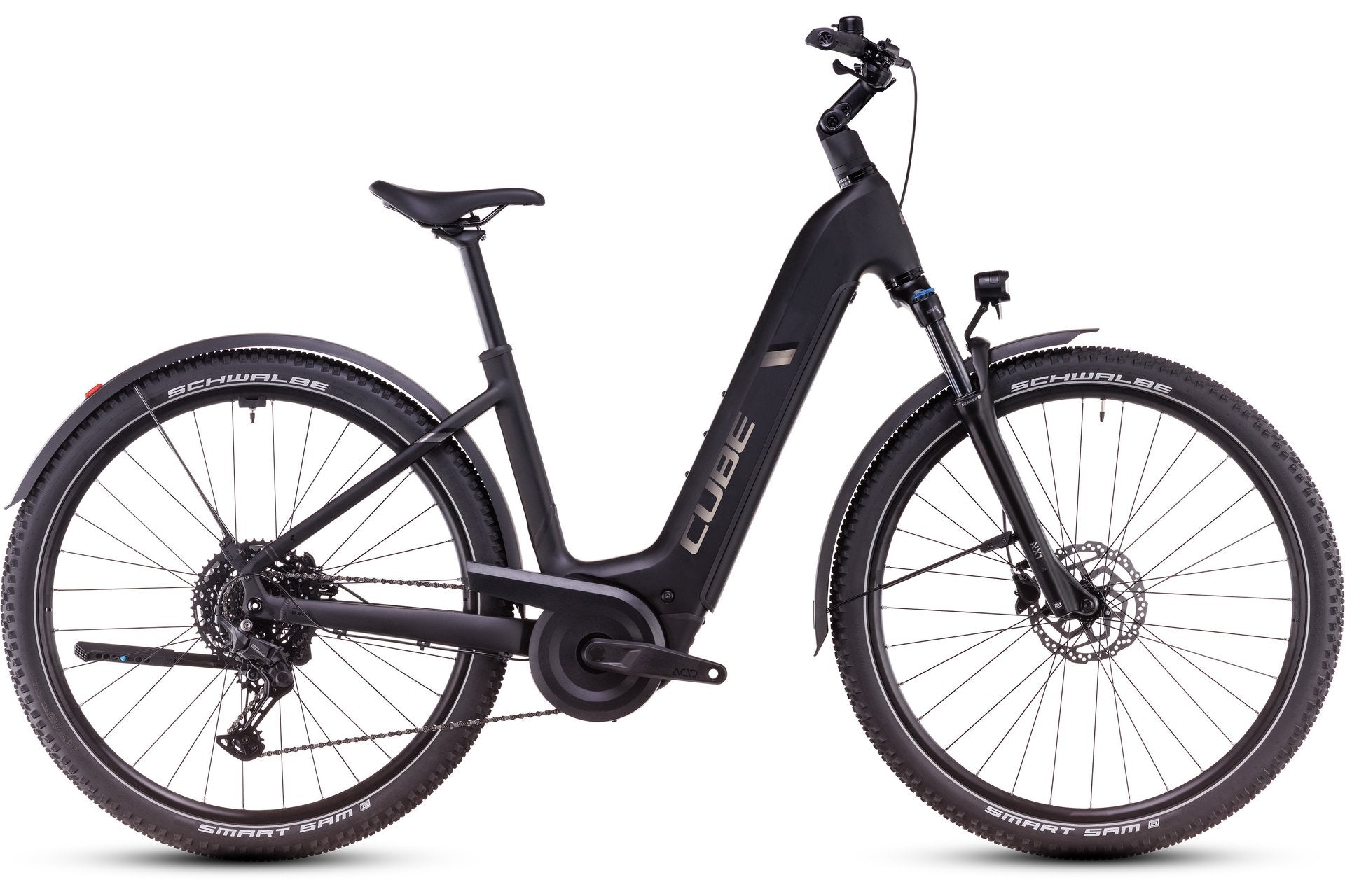 Cube Nuride Hybrid Pro 600 Allroad - 600 Wh - 28 Zoll - Tiefeinsteiger
