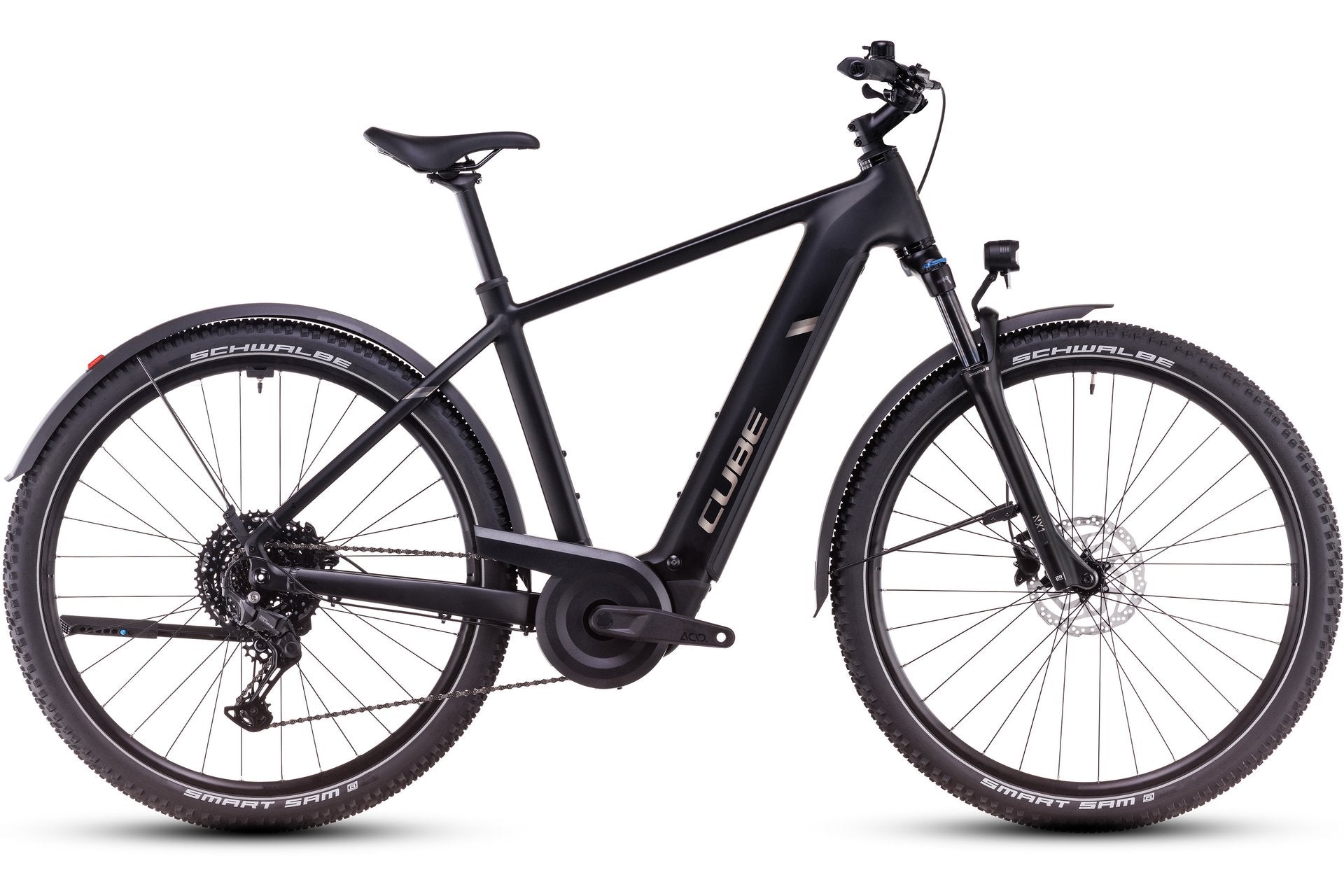 Cube Nuride Hybrid Pro 600 Allroad - 600 Wh - 28 Zoll - Diamant