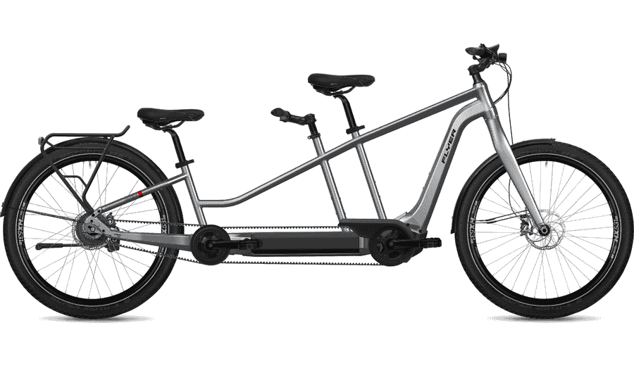 Flyer G3 Tandem 7.83 - 27.5 Zoll 1250Wh 14N Tandem - Silver Dark Cool