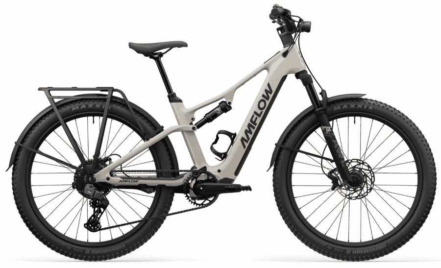 Amflow TL Carbon - 27.5 Zoll 800Wh 10K Fully - Silca-Beige