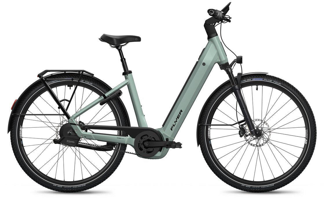 Flyer Gotour 7.23 - 800 Wh - 28 Zoll - Tiefeinsteiger - 2025 - Grün