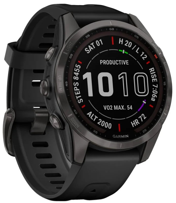 Garmin Fenix 7S SAPPHIRE SOLAR – GPS Multisport Smartwatch