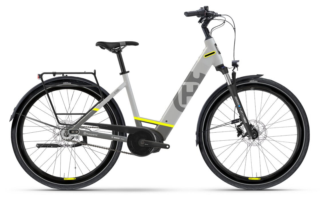 Husqvarna Grand Towner 4 CB - 500 Wh - 28 Zoll - Tiefeinsteiger - 2024 - Grau