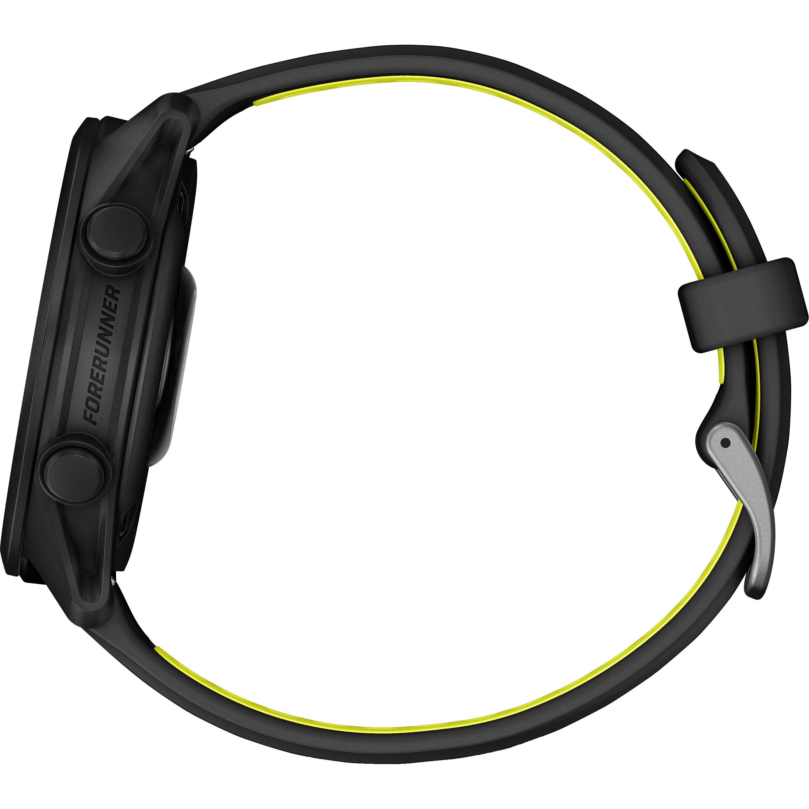 Garmin Forerunner 170 Music Schwarz – GPS-Laufuhr mit Musik, AMOLED-Display & 20 mm  Quick Release Amp Yellow